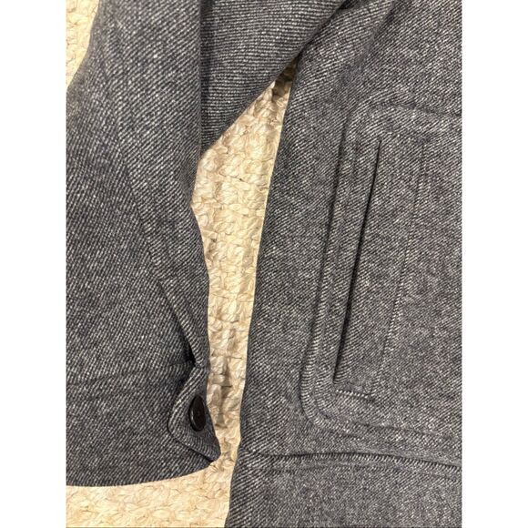 NWT Banana Republic WOOL BLEND SHORT JACKET, gray, $300 Lrg - Picture 6 of 12
